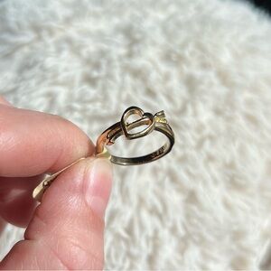 18K Gold Plated Heart Ring